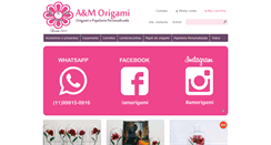 Desktop Screenshot of amorigami.com.br